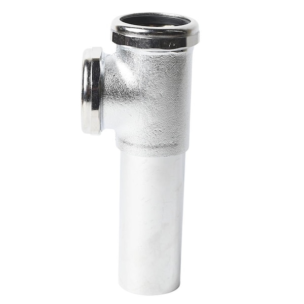 Thrifco Plumbing 20 Gauge 1-1/2 Inch Chrome Plated Brass Cast Body End Outlet Wa 4400655 - main